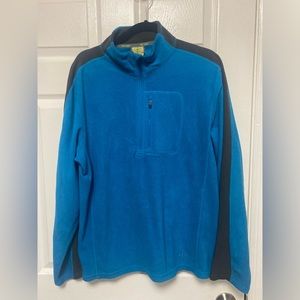NordicTrack Mens 1/4 Zip Collar Pullover Pocket Size Large